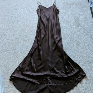 Ralph Lauren Size 12 Dark Brown Cocktail Dress